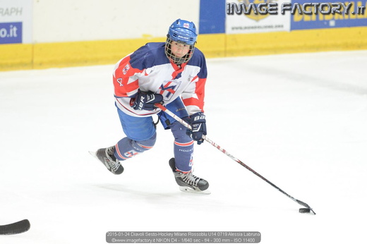 2015-01-24 Diavoli Sesto-Hockey Milano Rossoblu U14 0719 Alessia Labruna